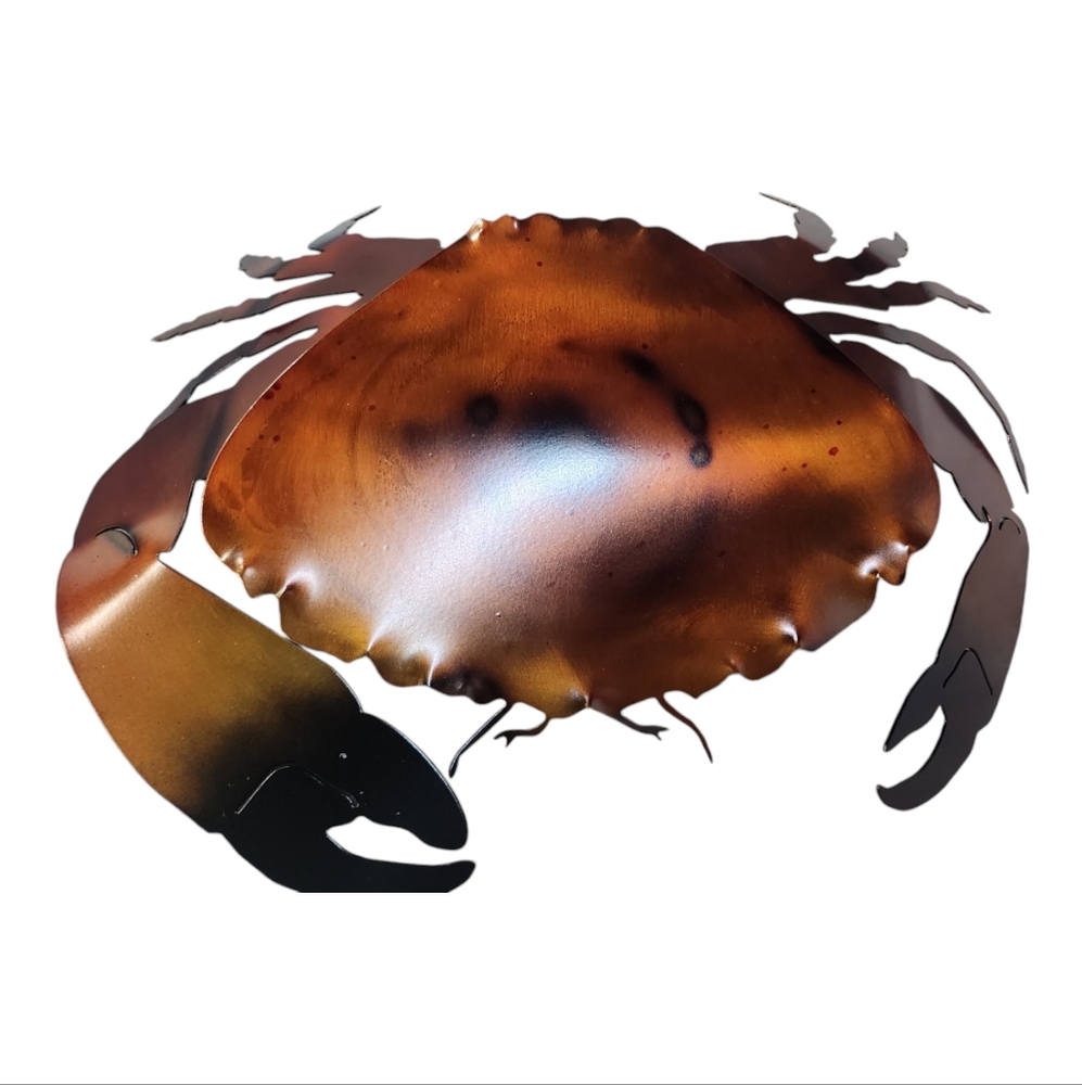 Stone crab Metal wall art